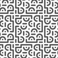 Abstract seamless geometric shape lines pattern vector
