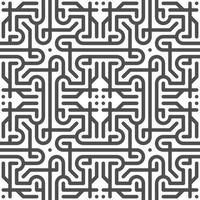 Abstract seamless geometric shape lines pattern vector