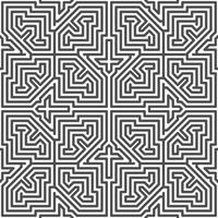 Abstract seamless geometric shape lines pattern vector