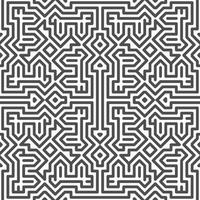 Abstract seamless geometric shape lines pattern vector