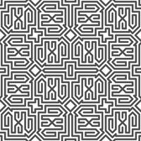 Abstract seamless geometric shape lines pattern vector