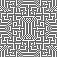 Abstract seamless geometric shape lines pattern vector
