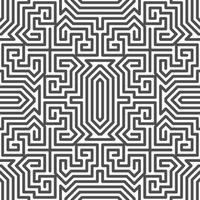 Abstract seamless geometric shape lines pattern vector