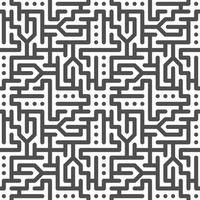 Abstract seamless geometric shape lines pattern vector