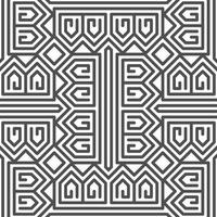 Abstract seamless geometric shape lines pattern vector