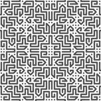 Abstract seamless geometric shape lines pattern vector