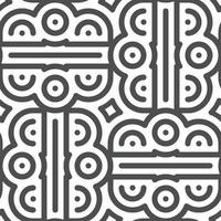 Abstract seamless geometric shape lines pattern vector