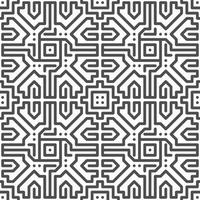 Abstract seamless geometric shape lines pattern vector