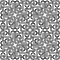 Abstract seamless geometric shape lines pattern vector
