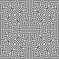 Abstract seamless geometric shape lines pattern vector