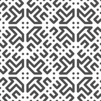Abstract seamless geometric shape lines pattern vector
