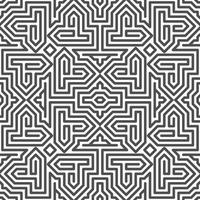 Abstract seamless geometric shape lines pattern vector