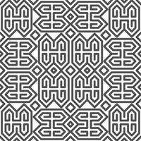 Abstract seamless geometric shape lines pattern vector