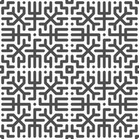 Abstract seamless geometric shape lines pattern vector