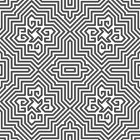 Abstract seamless geometric shape lines pattern vector
