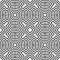 Abstract seamless geometric shape lines pattern vector