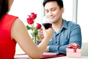 Loving Young Couple Having Date photo