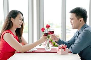 Loving Young Couple Having Date photo
