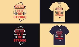 best t shirt design for gym and fitness motivation. fitness typography t shirt. vector