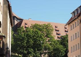 View of old city centre in Nuernberg photo