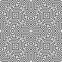 Abstract seamless geometric shape lines pattern vector