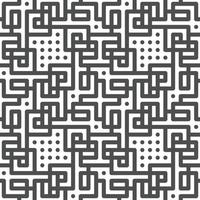 Abstract seamless geometric shape lines pattern vector
