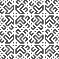 Abstract seamless geometric shape lines pattern vector