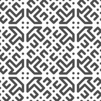 Abstract seamless geometric shape lines pattern vector