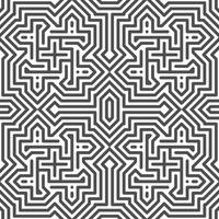 Abstract seamless geometric shape lines pattern vector