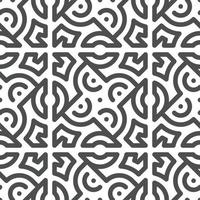 Abstract seamless geometric shape lines pattern vector