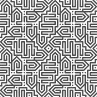 Abstract seamless geometric shape lines pattern vector