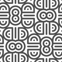 Abstract seamless geometric shape lines pattern vector