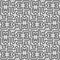 Abstract seamless geometric shape lines pattern vector