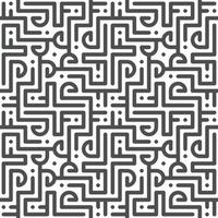 Abstract seamless geometric shape lines pattern vector