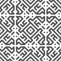 Abstract seamless geometric shape lines pattern vector
