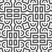 Abstract seamless geometric shape lines pattern vector