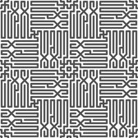 Abstract seamless geometric shape lines pattern vector