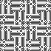 Abstract seamless geometric shape lines pattern vector