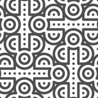 Abstract seamless geometric shape lines pattern vector
