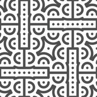 Abstract seamless geometric shape lines pattern vector