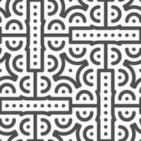 Abstract seamless geometric shape lines pattern vector