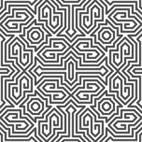 Abstract seamless geometric shape lines pattern vector