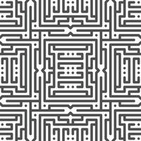 Abstract seamless geometric shape lines pattern vector
