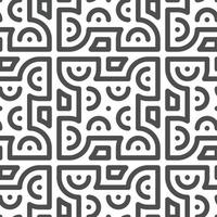 Abstract seamless geometric shape lines pattern vector