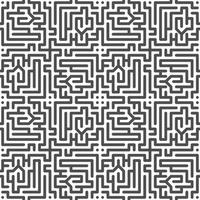 Abstract seamless geometric shape lines pattern vector