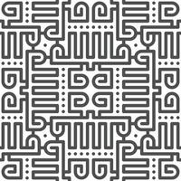 Abstract seamless geometric shape lines pattern vector