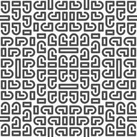 Abstract seamless geometric shape lines pattern vector