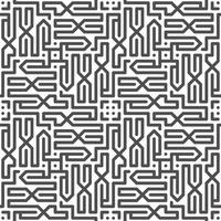 Abstract seamless geometric shape lines pattern vector