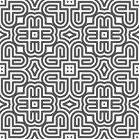 Abstract seamless geometric shape lines pattern vector
