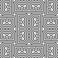 Abstract seamless geometric shape lines pattern vector